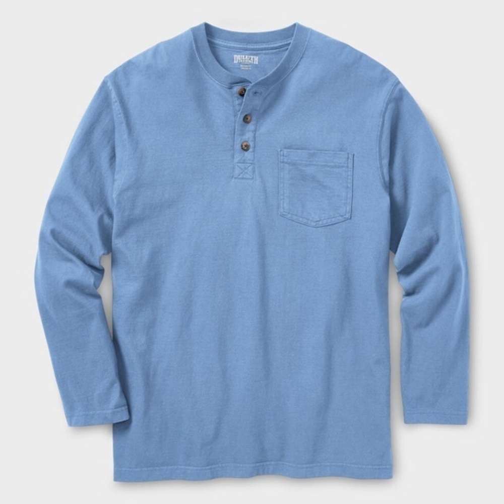 NWT Men's Duluth 3XL Longtail T Relaxed Fit LS Henley T-Shirt🔥🔥 (M)